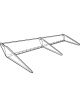 Allstar Performance Spoiler 68 x 6 in Adjustable 2 Piece Polycarbona