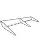 Allstar Performance Spoiler 72 x 5 in Adjustable 2 Piece Polycarbona