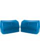 Allstar Performance Nose 2 Piece Complete Molded Plastic Chevron Blu