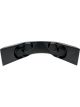 Allstar Performance Gauge Mounting Panel Curved Fiberglass Black