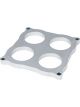 Allstar Performance Carburetor Shear Plate 1/2 in Thick 2 in Bores D