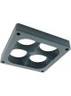 Allstar Performance Carburetor Spacer 1 in Thick 4 Hole Dominator Fl