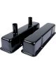 Allstar Performance Valve Cover Tall Breather Tubes Steel Black Pain