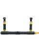 Allstar Performance Fuel Log 8 AN Hose Barb Inlet Aluminum Black Ano…