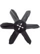Allstar Performance Mechanical Cooling Fan 17 in Fan 6 Blade 5/8 in