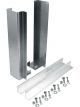 Allstar Performance Radiator Bracket Bottom / Side Channels Aluminum