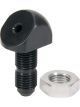 Allstar Performance Overflow Nozzle 4 AN Male Aluminum Black Anodize