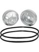 Allstar Performance Pulley Kit 1 to 1 2 Groove V-Belt Billet Aluminu…