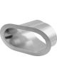 Allstar Performance Exhaust Shield 5 x 9 in Oval Single 55 Degree Ou…