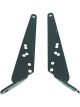 Allstar Performance Motor Mount Bolt-On Steel Black Powder Coat Rear