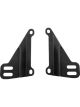 Allstar Performance Motor Mount Bolt-On Steel Black Powder Coat Fron…