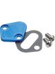 Allstar Performance Fuel Pump Blockoff Aluminum Blue Anodize Big Blo