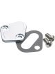 Allstar Performance Fuel Pump Blockoff Aluminum Clear Anodize Big Bl
