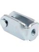 Allstar Performance Rod End Clevis 3/8 in Bore 3/8-24 in Female Thre