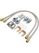 Allstar Performance Brake Hose Kit 15 in Long 3 AN Straight Inlet 3 …