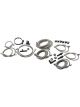 Allstar Performance Brake Line Kit 3 AN Hose 4 AN Ends Fittings / In