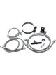 Allstar Performance Brake Line Kit Rear 3 AN Hose 4 AN Ends Fittings