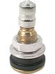 Allstar Performance Valve Stem Bolt-On 5/8 in Rim Hole Brass Natural