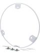 Allstar Performance Mud Cover Ring Round Style 3 Bolt-On Fasteners S