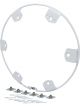 Allstar Performance Mud Cover Ring Round Style 6 Bolt-On Fasteners S