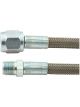 Allstar Performance Brake Hose 24 in Long 4 AN Hose 4 AN Straight…