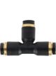 Allstar Performance Fitting Adapter Tee 3/16 in Female Pushlock x 3/…