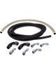 Allstar Performance Power Steering Hose Kit Fittings Braided Stainle
