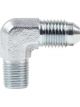 Allstar Performance Fitting Adapter 90 Degree 4 AN Male to 1/8 in NP
