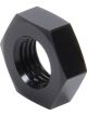 Allstar Performance Bulkhead Fitting Nut 3 AN Aluminum Black Anodize