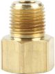Allstar Performance Fitting Adapter Straight 1/8 in NPT Male to 7/16