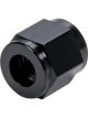 Allstar Performance Fitting Tube Nut 4 AN 1/4 in Tube Aluminum Black