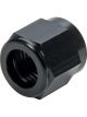 Allstar Performance Fitting Tube Nut 6 AN 3/8 in Tube Aluminum Black