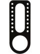 Allstar Performance Steering Box Mount Long Aluminum Black Anodize S…