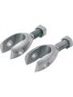 Allstar Performance Rod End Clevis 3/8 in Bore 3/8-24 in Right Hand