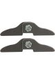 Allstar Performance Header Tabs 4 Tabs / 2 Bolt / 2 Nuts Steel Na