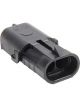 Allstar Performance Weather Pack Housing Male 2 Pin 12V 20 amp Plast