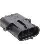 Allstar Performance Weather Pack Housing Male 3 Pin 12V 20 amp Plast