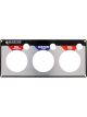 Allstar Performance Gauge Panel Face Plate Oil Pressure / Oil Temper