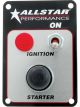 Allstar Performance Switch Panel Dash Mount 2-5/8 x 3-3/4 in 1 Toggl…