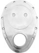Allstar Performance Timing Cover 1 Piece Aluminum Polished Small Blo