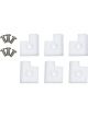 Allstar Performance Tire Groover Pads Front Screws Plastic White All