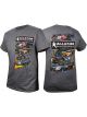 Allstar Performance T-Shirt Dark Gray Allstar Circle Track Design