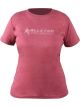 Allstar Performance T-Shirt Ladies Vintage Allstar Logo Burgundy Sm