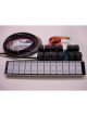 Auto Rod Controls Switch Panel Model 12000 Dash Mount 13 x 2-3/8 in 12