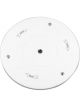 Aero Race Wheels Mud Cover Quick Release Fastener Plastic White 15