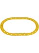 ATI Fuel Cells Fuel Cell Fill Plate Gasket Wide 24-Bolt 6 x 10 in Oval