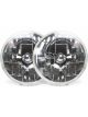 Auto-Loc Headlight Snake Eye 7 in OD H4 Bulb Glass Universal