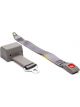 Beams Seatbelts Seat Belt Lap Push Button Buckle Retractable B