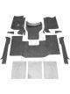 Bedrug Bed Mat BedRug Jeep Floor Liner Hook and Loop Fastener Heat S