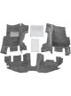 Bedrug Bed Mat BedRug Jeep Floor Liner Hook and Loop Fastener Heat Sh